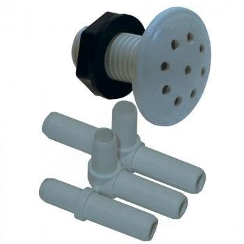 Buse d'air style poivrier gris 3/8"