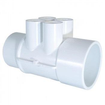 Nourrice eau 2" M/F, 4 sorties 1/2" F