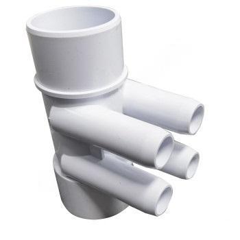 Nourrice eau 1,5" F/F, 4 sorties 3/4’’ M