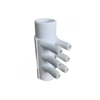 Nourrice air 1" F, 6 sorties 3/8" M